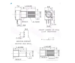 PWM DC motor governor DC2.2-12V speed regulation module