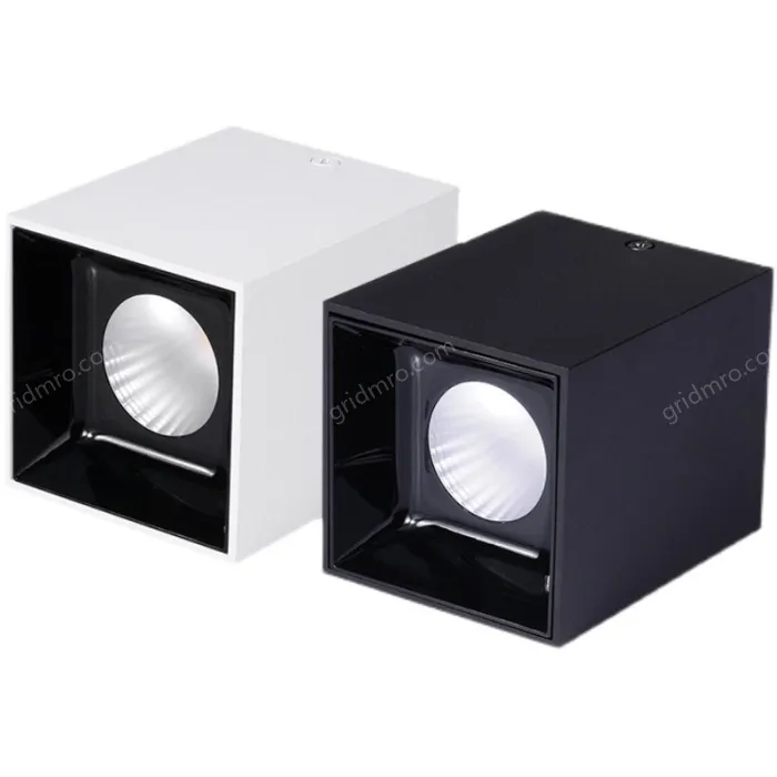 Surface-mounted square cob spotlights 30W