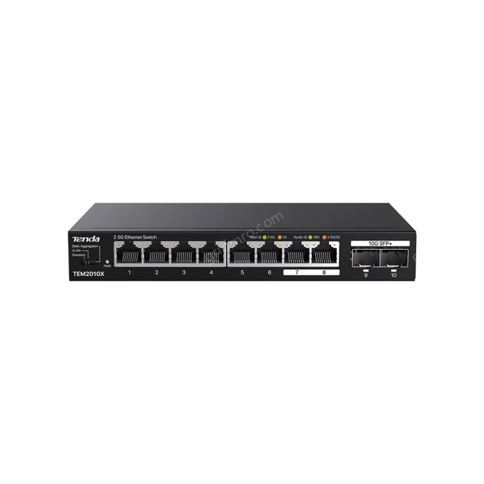 8-Port 2.5G Ethernet Switch With 2*10G SFP+ Slots