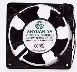 AC axial fan A2V12C38TBL-IU 230V AC 2.8 m³/min（97 CFM）