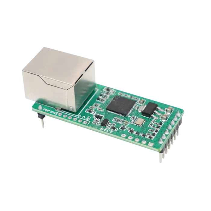 Low-cost serial-to-Ethernet module