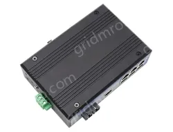 UOTEK DIN-Rail Unmanaged 7 10/100Base-T(X) Ethernet interfaces and 1 100Base-FX port Industrial Ethernet Switch