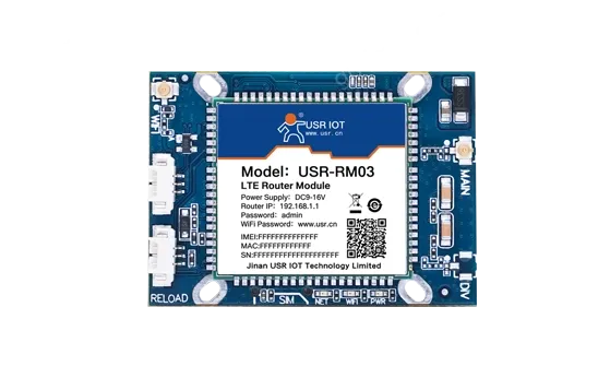 Dual-network port 4G wireless router module