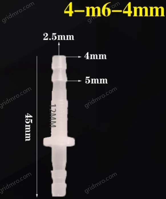 4-M6-4-Feed-through plastic connectors