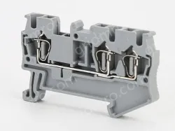 ST2.5-TWIN Spring Terminal Block One in and two out rail terminal block Terminal block