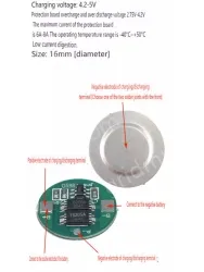 Lithium battery overcharge, overdischarge, overcurrent, short-circuit charging protection board 3.7V 6A
